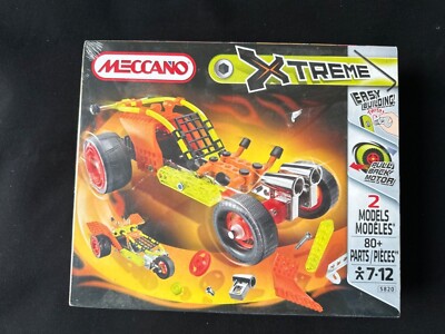 Meccano Xtreme Dragster Auto 2 Modellbausatz (5820) - Nagelneu, ungeöffnet