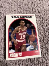 1989-90 NBA Hoops Basketball Frank Johnson 57 Houston Rockets