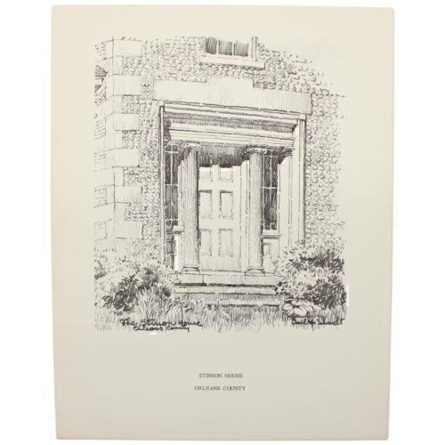 ARCHITECTURAL COBBLESTONE Prints DOORS ENTRANCEWAYS Carl F Schmidt Upstate NY - Picture 8 of 8