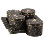 Unbreakable & Air Tight Dry Fruit Container Tray Set with Lid & Serving Tray, Ai