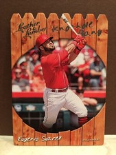 2019 Panini Leather & Lumber Knothole Gang #12 Eugenio Suarez Cincinnati Reds