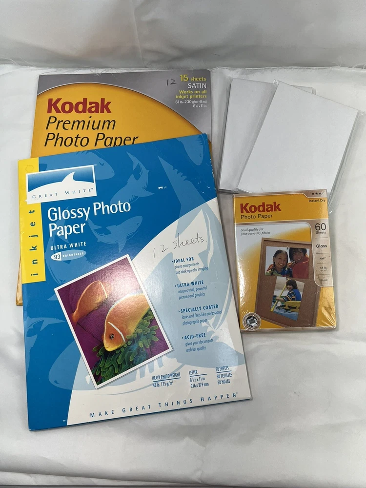 lot of kodak photo printer paper