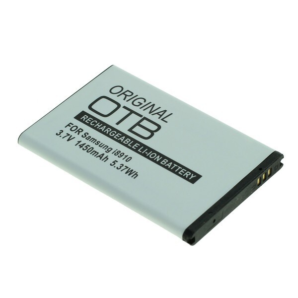 Otb - Ersatzakku Kompatibel Zu Samsung I8910 Hd - 3,7 Volt 1450Mah Li-Ion-image