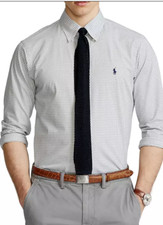 Polo Ralph Lauren Slim Fit Stretch Poplin Shirt SIZE S