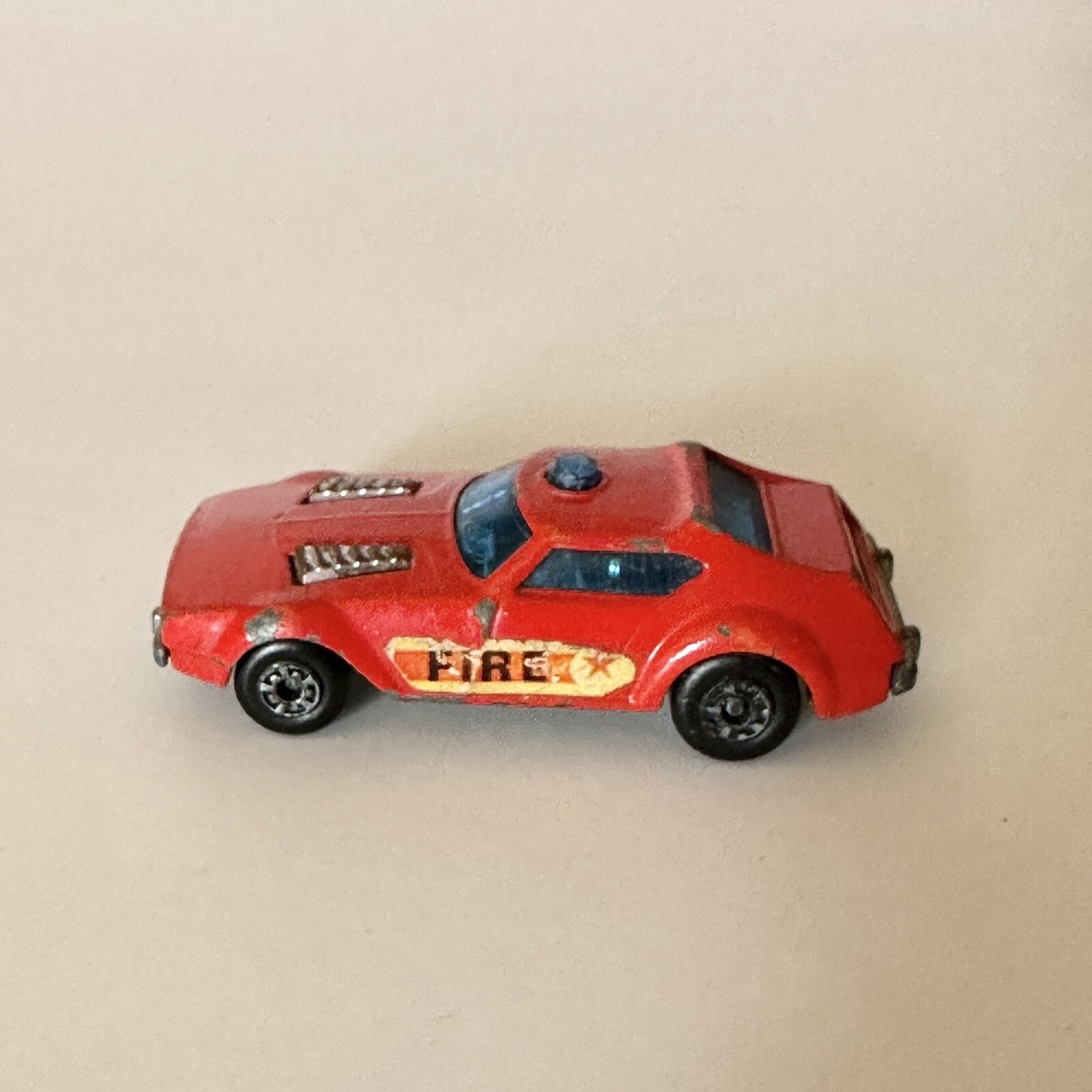 Vtg 1976 Matchbox Superfast No 64 Fire Chief Lesney Products Made