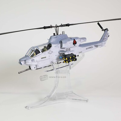 1:48 FOV US Marine AH-1W Light Attack Helicopter Camp Pendleton Diecast Model