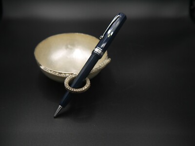 OMAS Special Edition 1930 PARAGON Ballpoint Pen - Blue with White Gold Trim