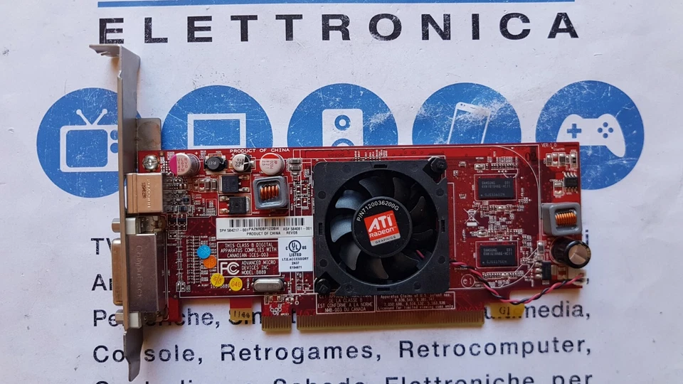 Scheda video PCI Express DMS-59 ATI Radeon HD 4550 512MB GDDR3 HP NO DVI - Immagine 2 di 4