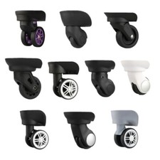 1 Pair Replacement Luggage Universal Luggage Mute Wheel for Travel