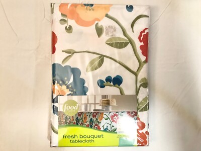 Food Network Tablecloth Mesh Bouquet 60 X 84 Rectangle NWT