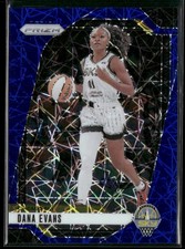 2024 Panini Prizm WNBA #72 Dana Evans Blue Velocity Prizms