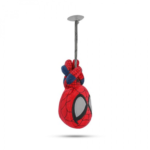 Spider-Man 6 Zoll Fensterklingel Upside Down Phunny Plüsch rot - Bild 4 von 5
