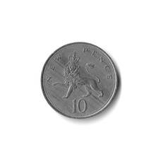 1973 United Kingdom - 10 New Pence - 621 - Copper Nickel - 11.3g