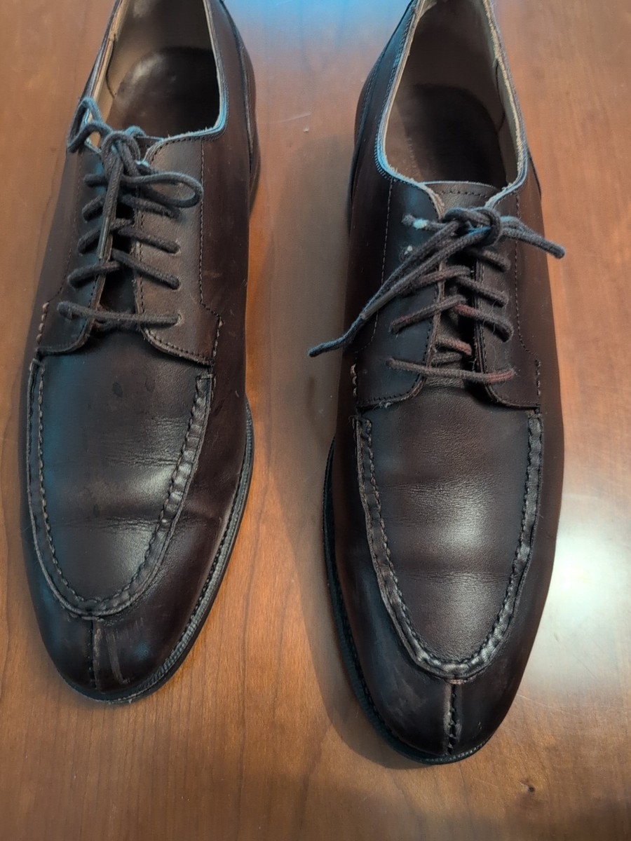 Meermin Dark Brown Men\'s Derby Shoes Norwegian Split Toe A closer look at this Made-to-Measure AEGID split toe Derby  main image 4
