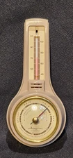 Vintage AIRGUIDE bakelite Barometer / Thermometer Wall Mount Station