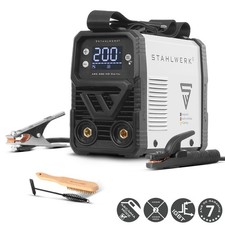 STAHLWERK Poste à souder ARC 200 MD Digital DC MMA E-Hand Lift-TIG Inverter 200