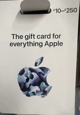 Apple Gift Card Value £50 UK POST ONLY