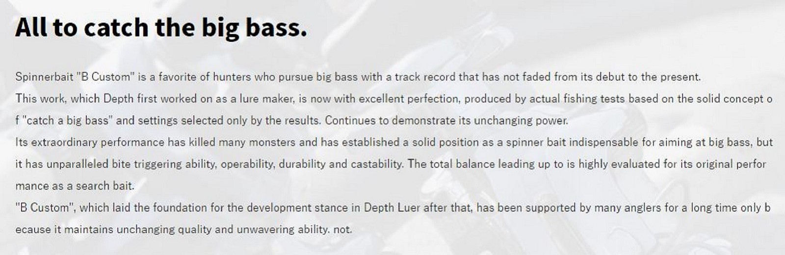 Deps B Custom Spinnerbait DW 1/2 oz 12 (0122) - Image 3