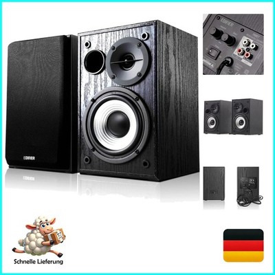 Edifier R980T 2.0 Aktive Lautsprecher - 24W Kompaktes Design für PC und Studio