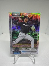 2026 Topps Series 1 Celebration Edward Cabrera #288 Opening Day Logos - Marlins