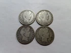 C1 USA 1894-S, 1899-O, 1899, & 1900-S Barber Half Dollar Group 4 pcs