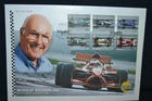GB first day cover 2007 Grand Prix signed by F1 legend Murray Walker