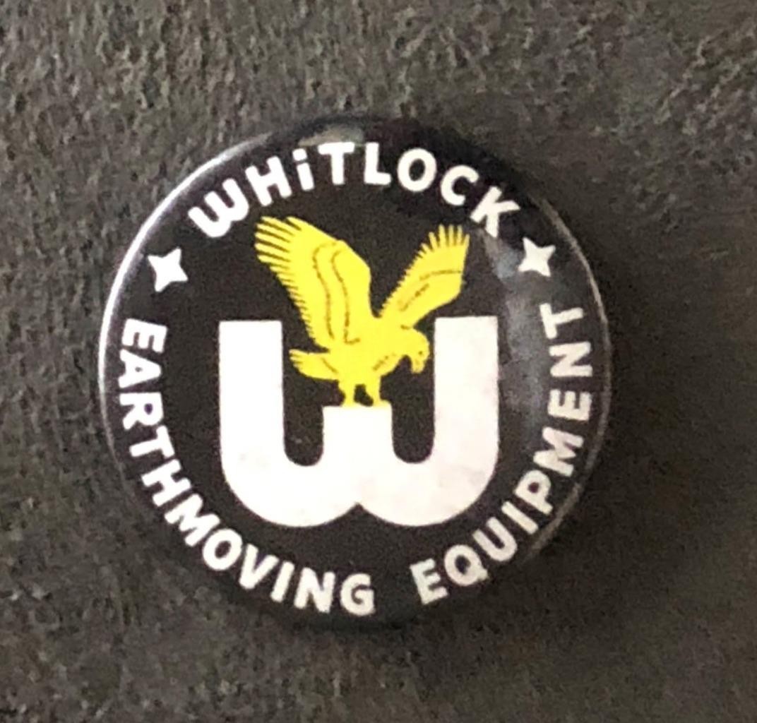 Whitlock Earth Moving Equipment Tractor Farming Farm Lapel Pin Badge