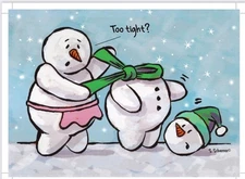 Funny, Sarcastic Christmas Greeting Holiday Cards, Variety Pack  Boxed-16-cards