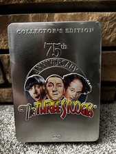 The Three Stooges 75th Anniversary Collector's Edition DVD Box Set Steelbook