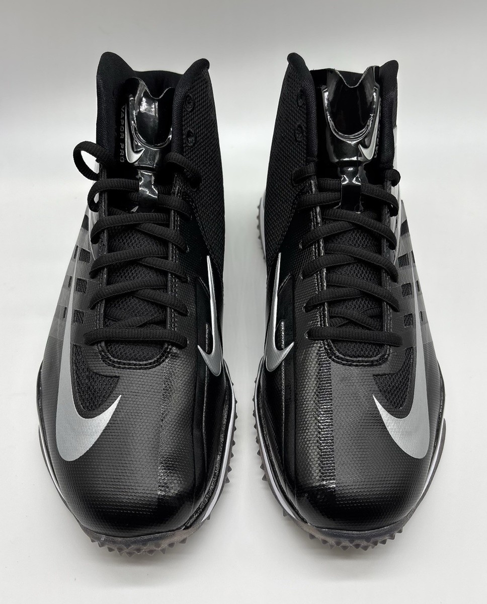 Nike Vapor Pro 3/4‎ Nubby Football Turf Cleats 527878-001 Size 16 NEW NEW! Nike Vapor Pro 3/4 Nubby Football Turf Cleats Black  main image 4
