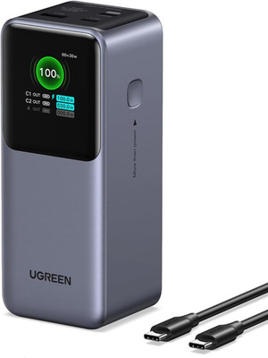 UGREEN Nexode 20000Mah Powerbank 130W Max Schnellladung, USB-C PD 3.0 Input/Outp