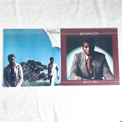 (2) SEALED LP's - Leon Haywood ''Back To Stay'',''Keep It In The Family'' Orig Press