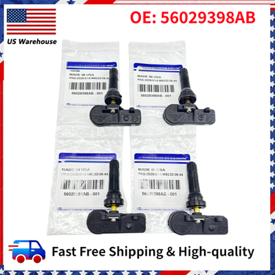 #ad 4PCS Genuine Tire Pressure Sensor TPMS OEM 56029398AB Dodge Chrysler Jeep RAM US $25.32