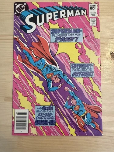 Superman Issue 380 Vintage DC Comics 1983 Newsstand/Mark Jewelers Variant