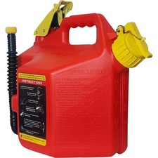 SureCan 2 Gallon Type II Safety Gas Can, Red, Model SUR2SFG2