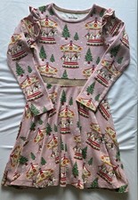 Mini Boden Girls' Long Sleeve Christmas Dress 10-11 Years