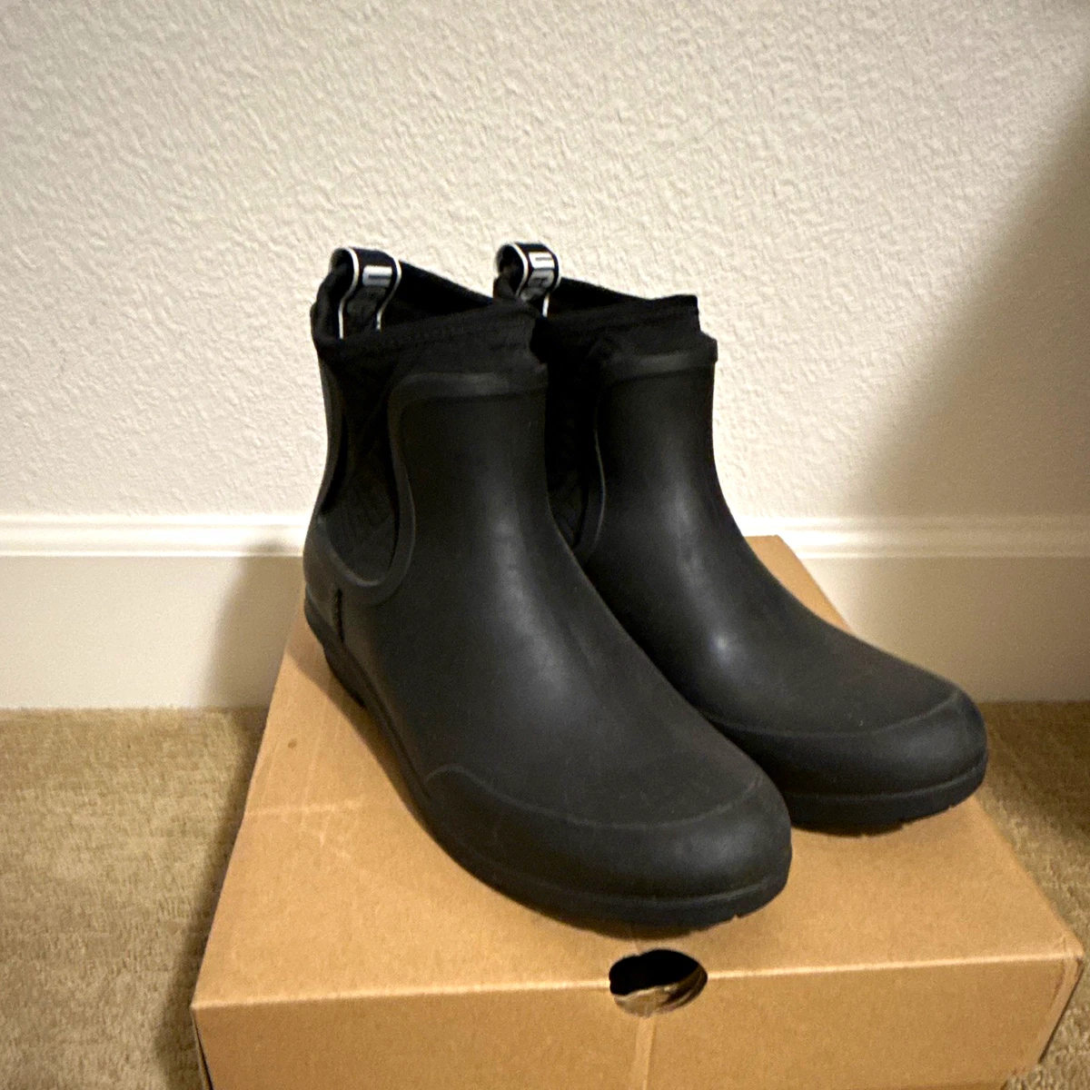 W Black Low (1-1.9 in) Heel Height Boots for Women for sale | eBay