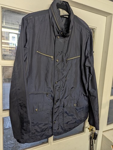 GEOX RESPIRA Mens Jacket Blue Large Stunning Jacket In Superb Condition - Picture 11 of 12