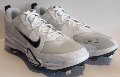 Nike Zoom Force Trout 9 Pro Metal Baseball Cleats White FB2907-102 Men's Size 9