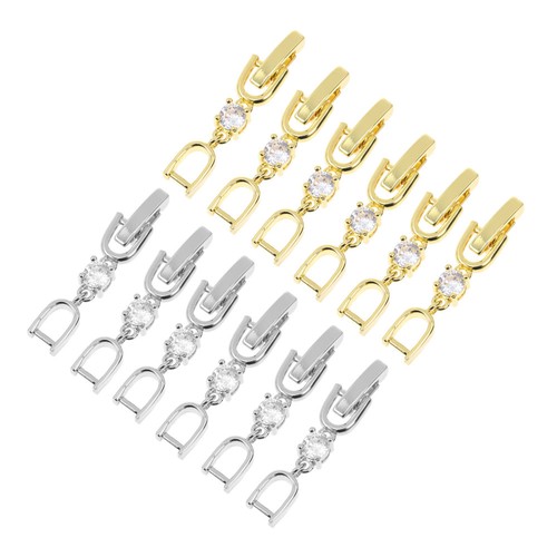 Extensión de 12 piezas para extensores de pulsera con cierre plegable para collar - Imagen 9 de 12