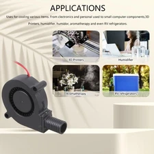 5015 5/12/24V Cooling Fan Brushless 3D Printer Part 2Pin Mini Fan For Extruder