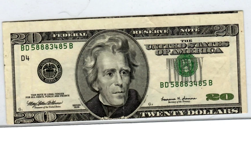 $20 "UPSHIFT ERROR" $20 (CLEVELAND) $1 UPSHIFT ERROR"!! 1999 RARE ERROR!!!! - Image 2 of 3