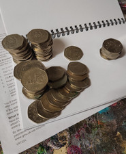 X66 OLD LARGE FIFTY PENCE