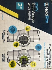 HoldRite Testrite 2 in. PVC Schedule 40 Test Plug Wedge with Valve Fitting