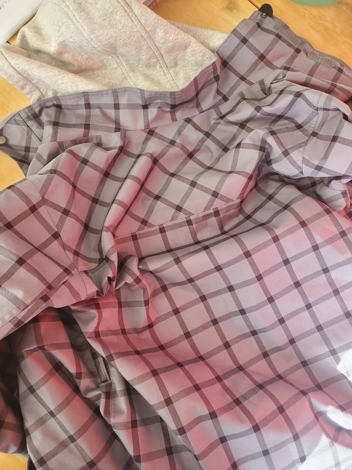 Nike 6.0 Snowboard Esquí Chaqueta Abrigo Gris Cuadros Con Capucha Hombre’s Grande Foto 4 de 4