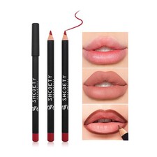 12PCS Lip Liner Pencil, Nice Color Precise Lining Creamy formula High Pigmented