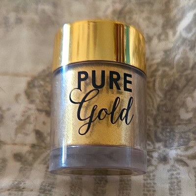 Too Faced Pure Gold Ultra-Fine Glitter Highlighter Gold Mini 0.07 oz