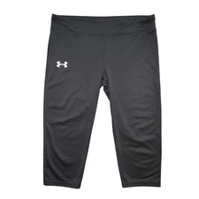 Under Armour Heat Gear Black Capri Compression Leggings Youth XL