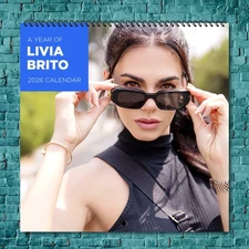Livia Brito 2026 Wall Calendar 12-Month Celebrity Calendar Fan Gift