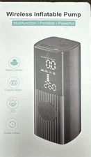 Hafuloky Portable Tire Inflator 180PSI, 20000mAh, Fast Air Pump, LCD, LED Light